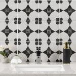 MSI Sakura 8 in. x 8 in. Encaustic Matte Porcelain Floor Tile and Wall Tile for Bathroom, Kitchen Backsplash, Accent Wall Tile, and Shower Wall Tile