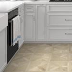 12-Pack Peel and Stick Floor Tile, 12" x 12" Pinwheel SPC Self-Adhesive Luxury Vinyl Flooring, Wood-Look Groutable Backsplash Tile for Kitchen Bathroom, Natural Oak, Covers 12 Sq. Ft.