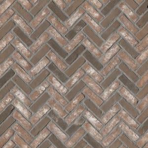 MSI Noble Red Herringbone Clay Tile 12.5"x25.5