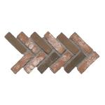 MSI Noble Red Herringbone Clay Tile 12.5"x25.5