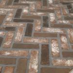 MSI Noble Red Herringbone Clay Tile 12.5"x25.5