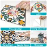 VICCI Peel and Stick Backsplash 12Pcs - Self-Adhesive 5.9x5.9 Tile Stickers for Kitchen, Bathroom Removable Home Upgrade Decor