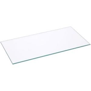 Clear 4" x 8" Rectangle Glass Shower Tile