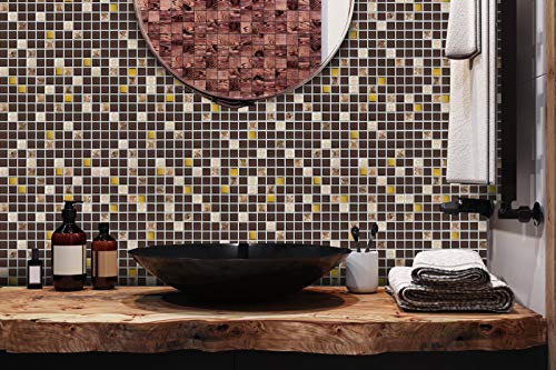 Mini Teseo Mixed Mosaic Tile Set - 5 Sheets