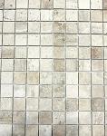 Light Ivory Tumbled Travertine Mosaic Shower Tile