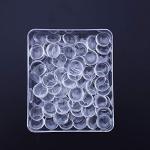 90pcs Clear Glass Dome Cabochons for Jewelry