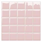 Alwayspon 10x10 pink 3D peel-and-stick wall tiles