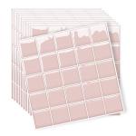 Alwayspon 10x10 pink 3D peel-and-stick wall tiles