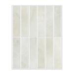 Self-Adhesive White Marble 3D Vinyl Tiles
