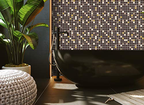 Mini Teseo Mixed Mosaic Tile Set - 5 Sheets
