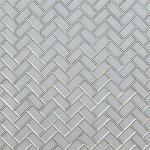 MSI Ice Bevel Herringbone Glass Shower Tile