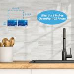 Faux Stone Peel and Stick Backsplash Tile