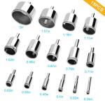 Diamond Drill Bit Set for Tile and Glass