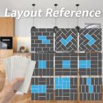 Faux Stone Peel and Stick Backsplash Tile