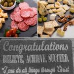 Slate Charcuterie Boards 12x12 Inch - 4 Pack