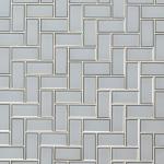 MSI Ice Bevel Herringbone Glass Shower Tile