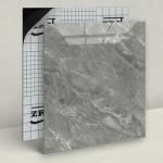 10-Pack Peel and Stick Glossy Marble Floor Tiles