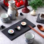 Hoolerry Mini Slate Serving Trays - 6 Pack