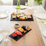 Hoolerry Mini Slate Serving Trays - 6 Pack