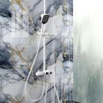 Thick Marble Peel and Stick Waterproof Tile Set