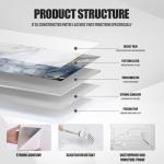 Thick Marble Peel and Stick Waterproof Tile Set