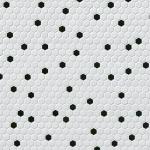Black and White Hexagon Matte Porcelain Mosaic Tile