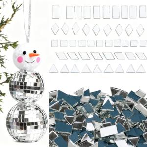 Silver Mirror Mosaic Tiles for DIY Projects
