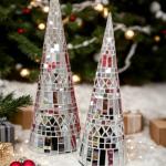 Silver Mirror Mosaic Tiles for DIY Projects