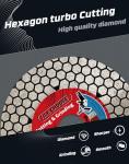 2 Pack 4.5" Diamond Tile Blades for Cutting