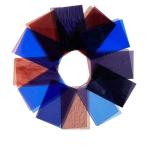 PALJOLLY Stained Glass Mosaic Tiles, 12 Sheets