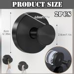 BIOBO Shower Suction Cup Hooks - 15 lbs Capacity