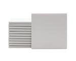 Ceramic Shower Floor Tiles - 4" Square, Pack of 12