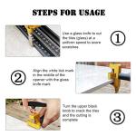 2-in-1 Manual Tile Cutter with Tungsten Blades