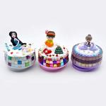 1.5CM Square Mosaic Tiles Transparent Clear Glass Tiles Bulk 100 Pieces for DIY Crafts and Home Decoration (1.5 x 1.5CM)