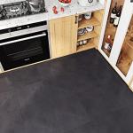 FunStick Peel and Stick Floor Tile Slate Grey Vinyl Flooring for Bathroom Floor Tiles Peel and Stick Waterproof Stick on Floor Tiles Sticky Laminate Flooring Sheets for Kitchen Bedroom 12x12In 5 Pcs