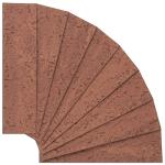 TORURAL 100 Red Faux Brick Wall Tiles, Inorganic Minerals, 3D Thin Brick Veneers for Bedroom, Bathroom, Kitchen, Fireplace and Fence Wall Panels (14.2 sq.ft)