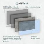 Dumawall+ Waterproof Wall Tile Sample, No Tongue & Groove, Easy-to-Install, UV Resistant, Strong & Durable, No Grouting, Cut with Hand Tools, Brussels Limestone