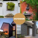 TORURAL 100 Red Faux Brick Wall Tiles, Inorganic Minerals, 3D Thin Brick Veneers for Bedroom, Bathroom, Kitchen, Fireplace and Fence Wall Panels (14.2 sq.ft)