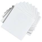 4 in Ceramic Tile Gloss 4 1/4" Box of 10 Pieces for Bathroom Wall and Kitchen Backsplash by Tenedos – Glossy Finish, Classic Look (White)