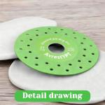 4Pcs 4.53" Vacuum Brazed Ultra-Thin Multi-Pore Flat Abrasive Sheet Disc for Porcelain Glass Ceramic Tile Granite Marble Diamond Saw Blade