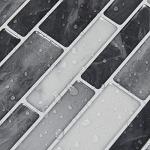 Art3d 10-Sheet Self-Adhesive Tile Backsplash for Kitchen, Vinyl Decorative Marble Tiles, 30 * 30cm