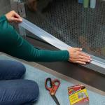 Flex Seal Draft and Insulation Sealing Tape, Flexible, Rubberized, Weatherproof Strip for Windows, Doors, Vents, Works on Wood, Glass, Tile, Metal, Plastic, Fiberglass, Clear, 2 in x 16 ft, Pack of 1