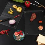 Murrey Home Glass Cutting Board for Kitchen Counter, Tempered Glass Chopping Boards Dishwasher Safe, Small Clear Countertop Tray, Scratch Resistant, Heat Resistant, Non Toxic, Frosted, 24"x18"
