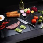 Murrey Home Glass Cutting Board for Kitchen Counter, Tempered Glass Chopping Boards Dishwasher Safe, Small Clear Countertop Tray, Scratch Resistant, Heat Resistant, Non Toxic, Frosted, 24"x18"