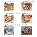 Mosaic Tiles Squares Dark Green Crystal Mosaic Glass Tile for Crafts Bulk DIY Picture Frames Handmade Jewelry Coasters Art Material Decoration,1x1cm,100 Pieces