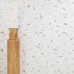 MSI Calacatta Gold 11 in. x 13 in. Hexagon Matte Porcelain Tile for Kitchen Backsplash, Floor Tile, Wall Tile for Bathroom, Shower Wall Tile, Mesh Mounted Mosaic Tile