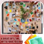 Treela 24 Pcs Vibrant Stained Glass Sheets 4 x 6 Inch Stained Glass Supplies Mosaic Tiles for Craft Projects Variety Mosaic Art Mixed Color Iridescent DIY Home Decor(Colorful)