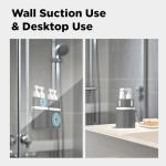 TechoEcho 4-in-1 Travel Shower Dispenser with Suction
