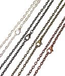 Blue and White Bird Glass Pendant Necklace