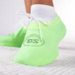 Dancesocks for Dancing on Carpeted Floors - Lime